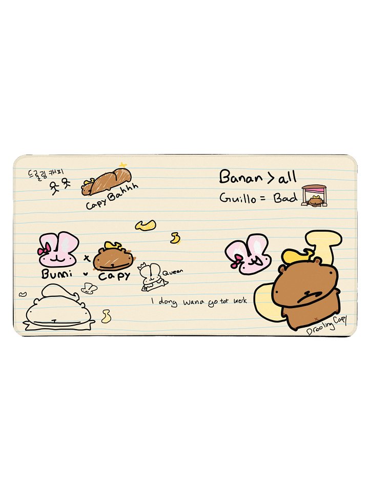 Capy Notebook Desk Mousepad product image (1)
