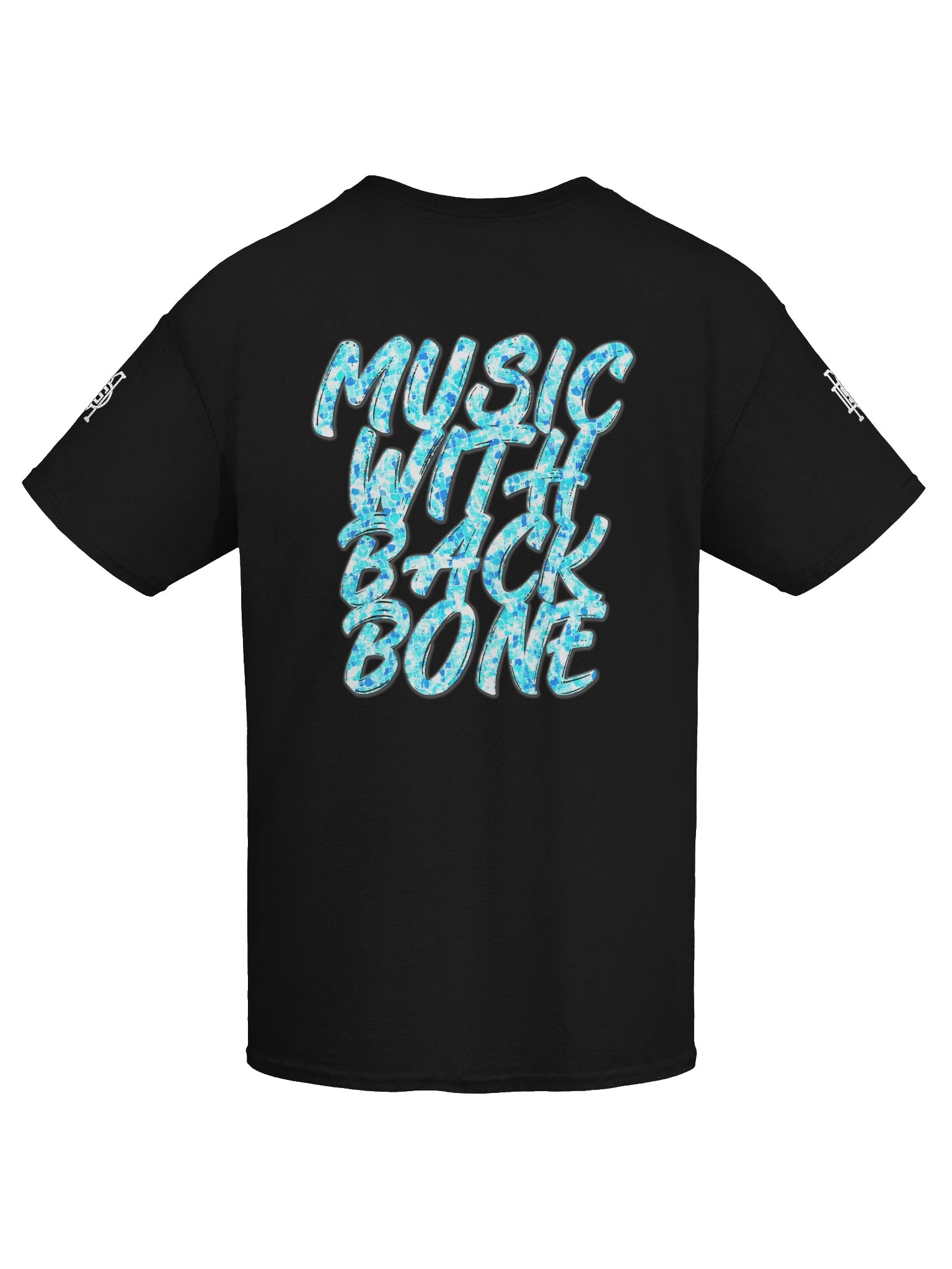5 YRS SPYNAL x CUSSDEM Embroidered Unisex Heavyweight Tee Black product image (9)