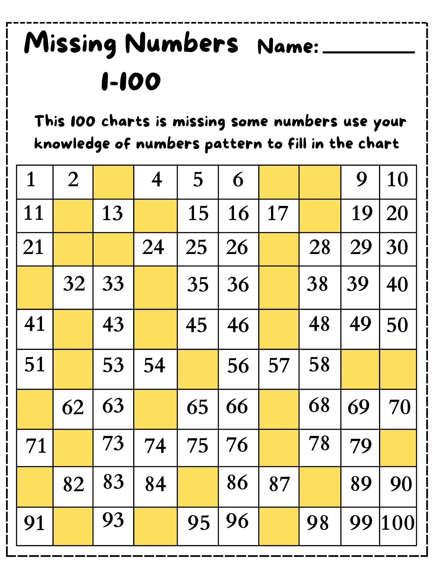 Missing Numbers Workbook product image (3)