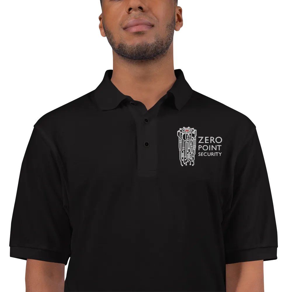 Zero-Point Polo Shirt (Black) product image (3)