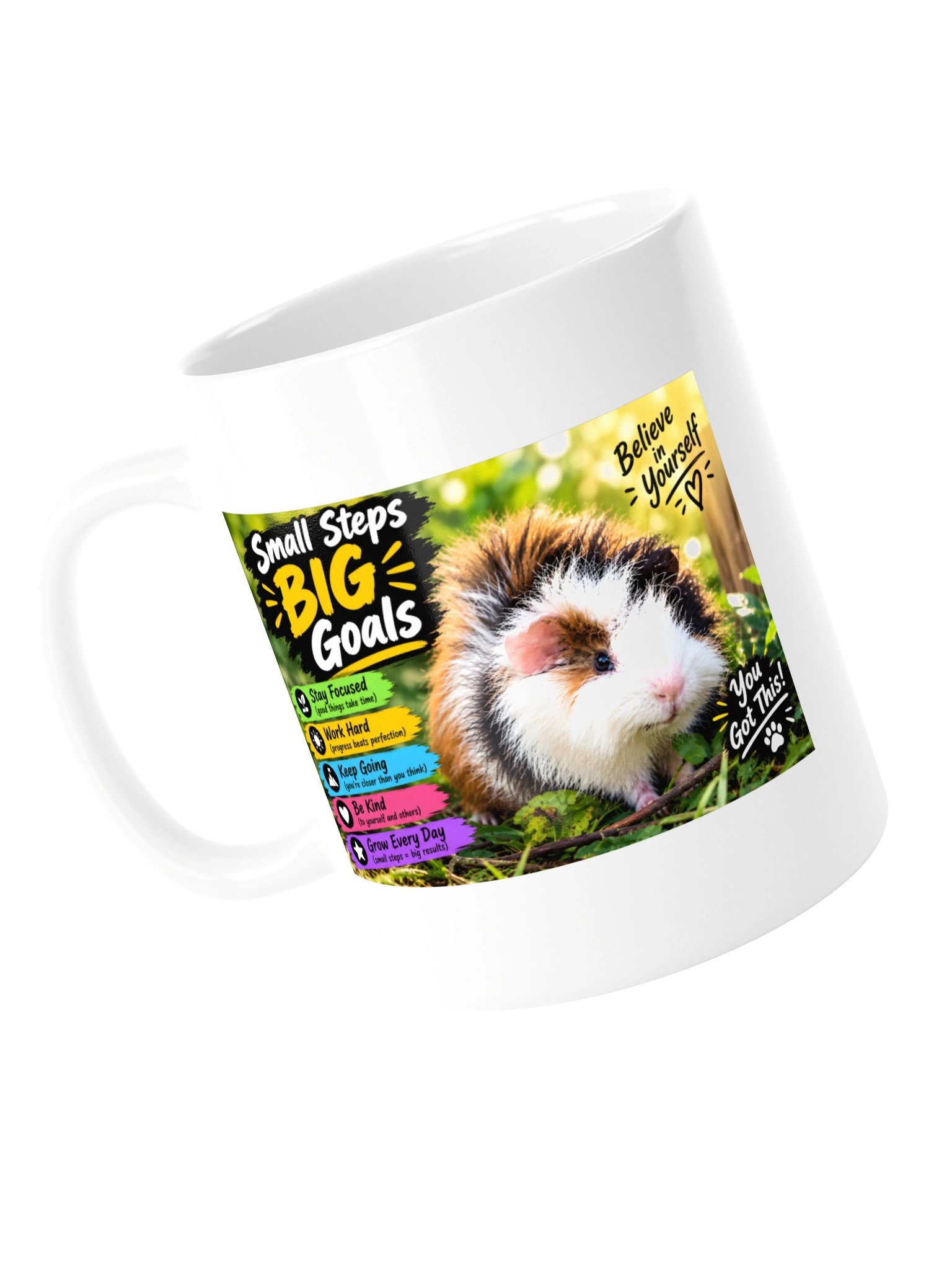 Small Steps Big Goals Guinea Pig Mug product image (14)