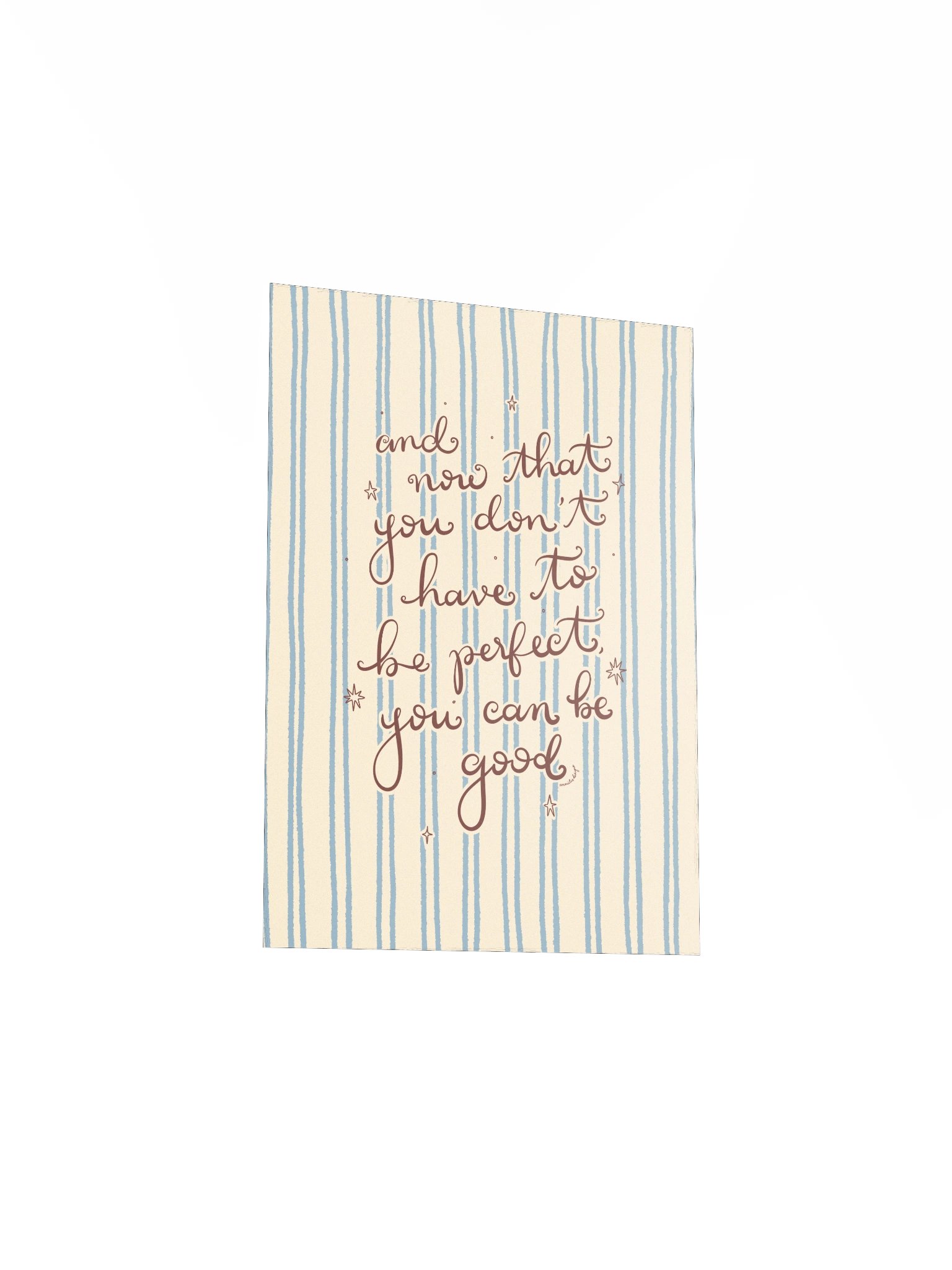 Imperfectly Good Matte Print product image (24)