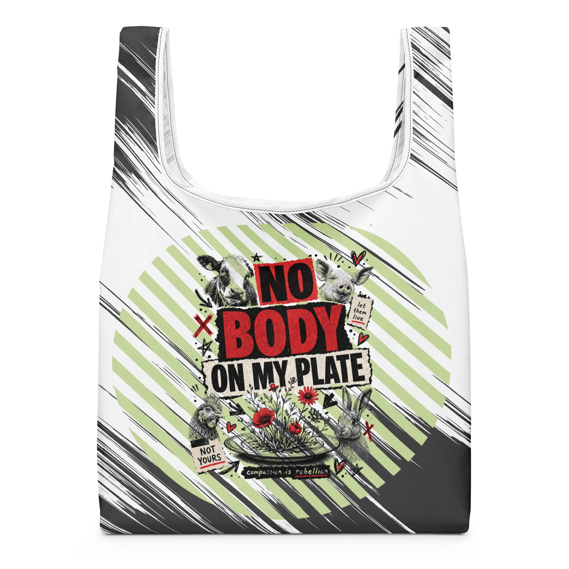 No Body on My Plate - Shopping Bag product image (1)