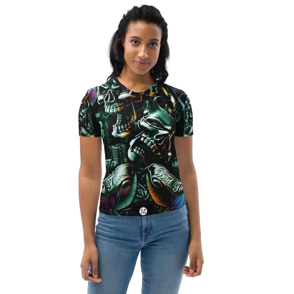 LowRider Smile Now Cry Later Women's Crew Neck T-Shirt product image (10)