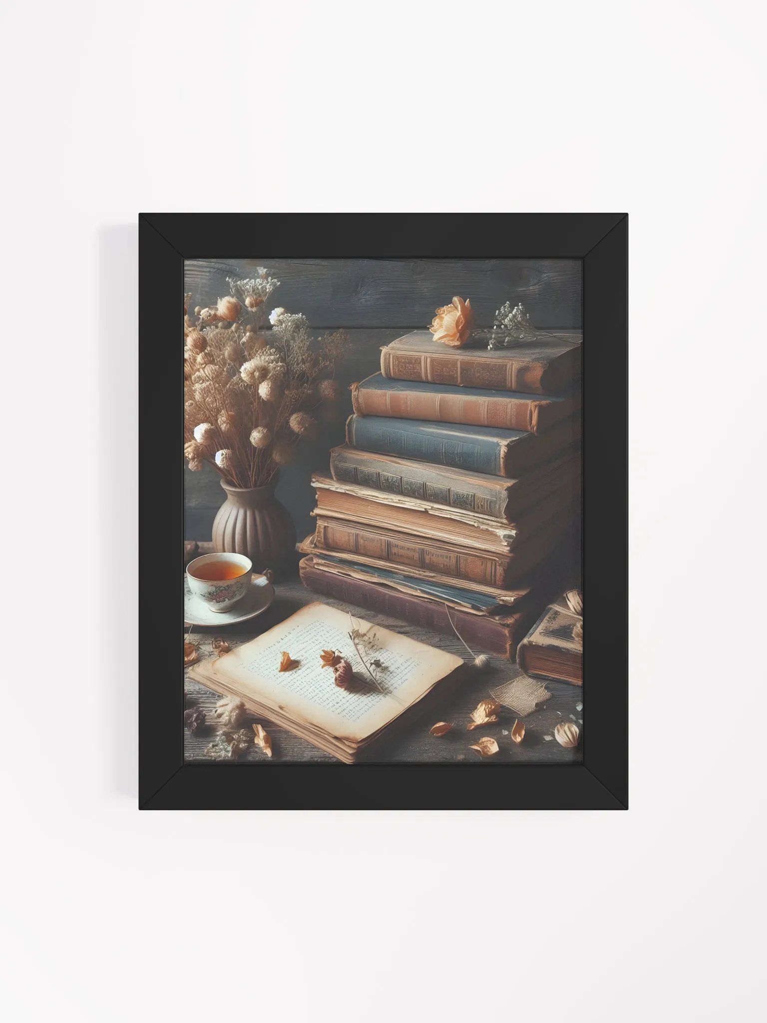Rustic Reading Corner Matte Poster In Frame product image (76)