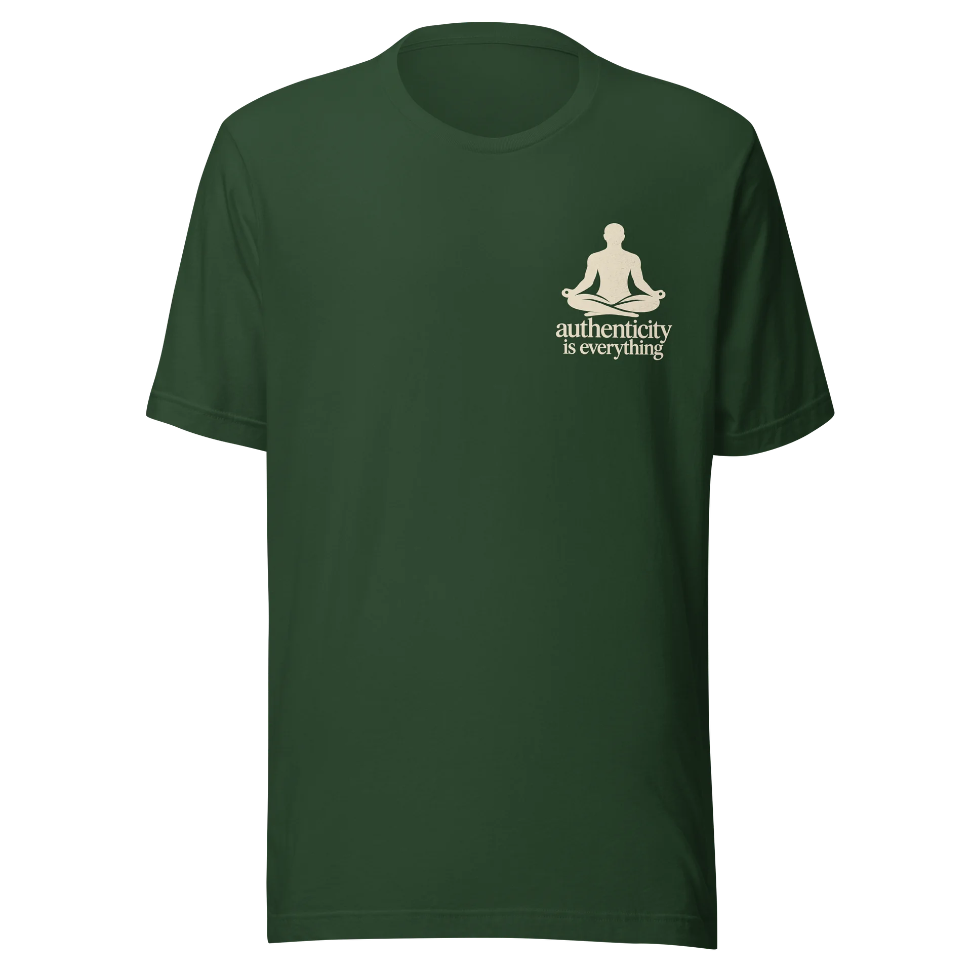 Authenticity Meditstion logo tshirt product image (1)