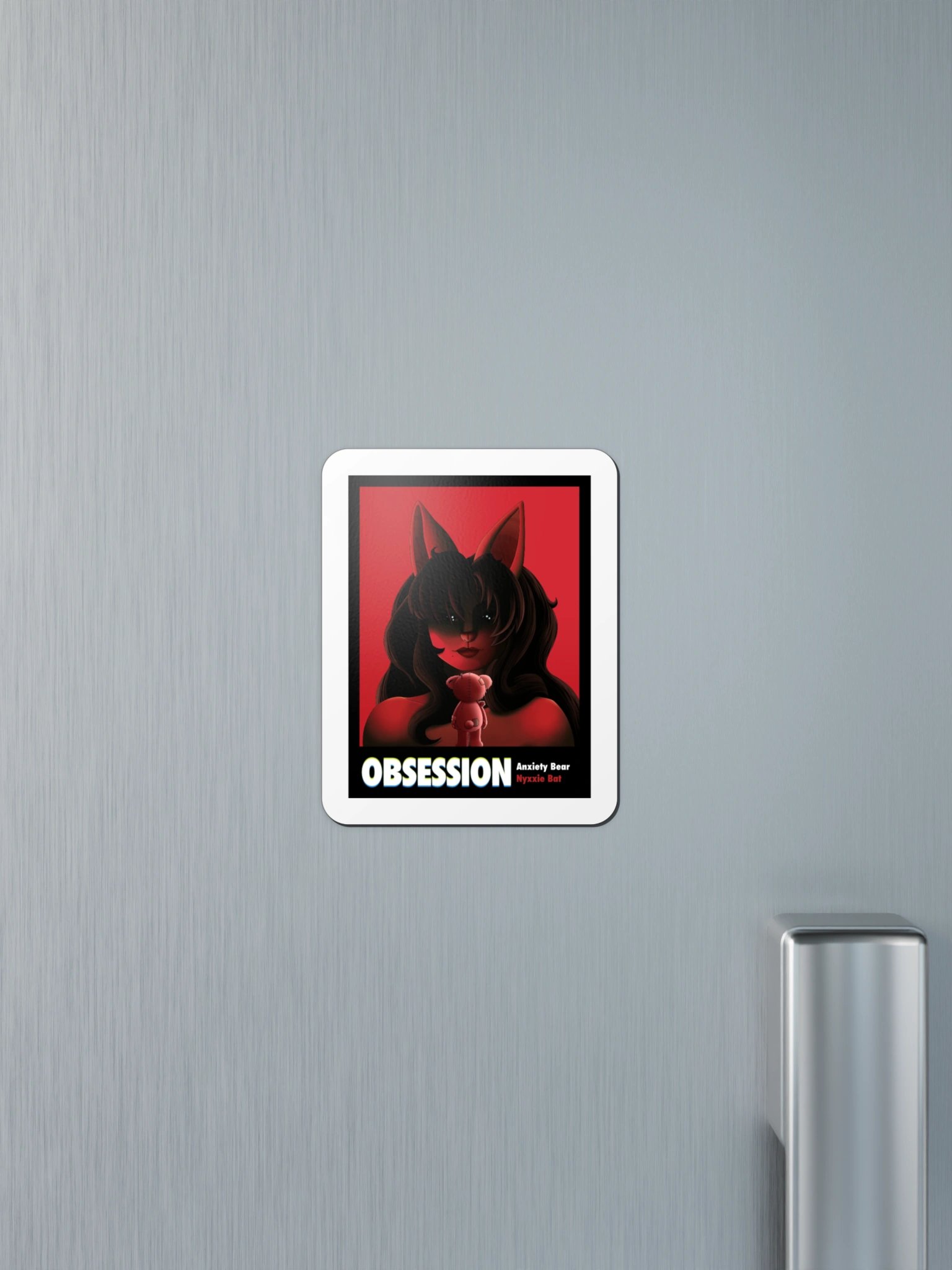 Anxiety Bear Obsession Movie Magnet product image (10)