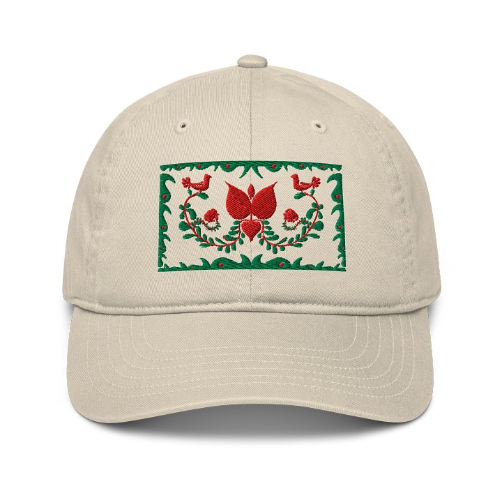 Hungarian Folk Art Blossom Organic Dad Hat product image (1)
