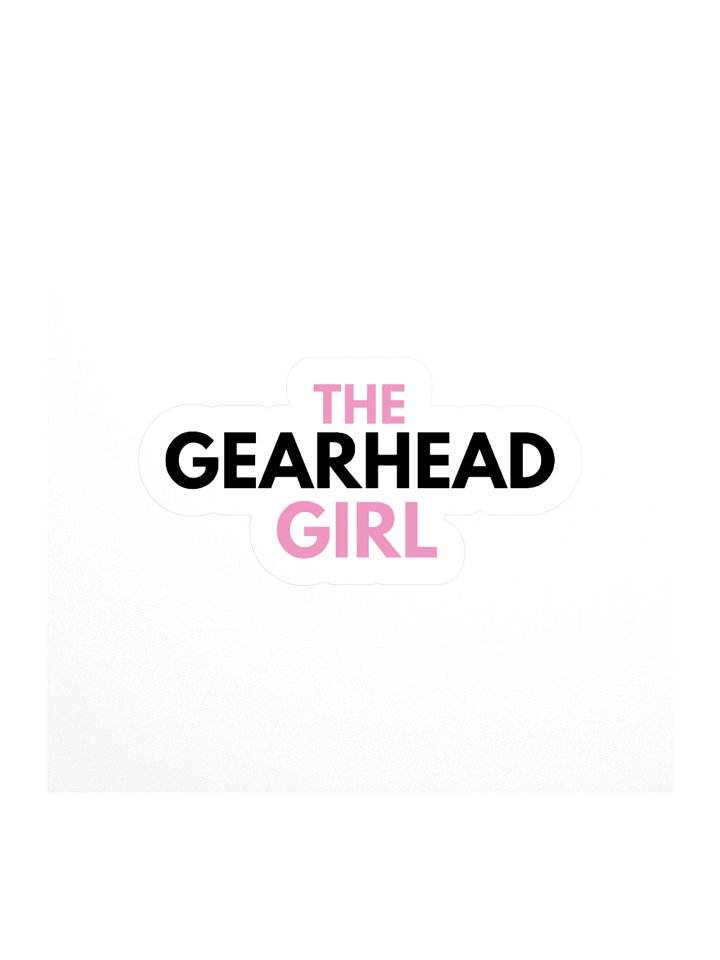 The Gearhead Girl Sticker product image (1)