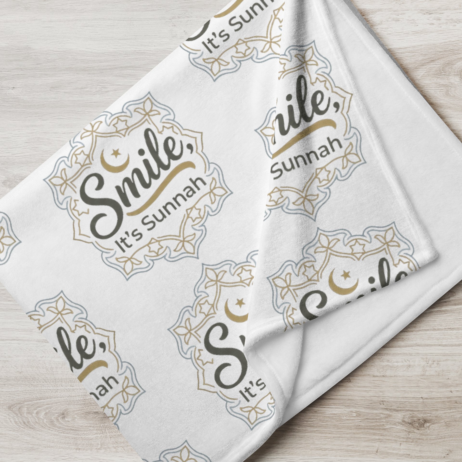Smile it's Sunnah - Throw Blanket - 3 Sizes product image (2)