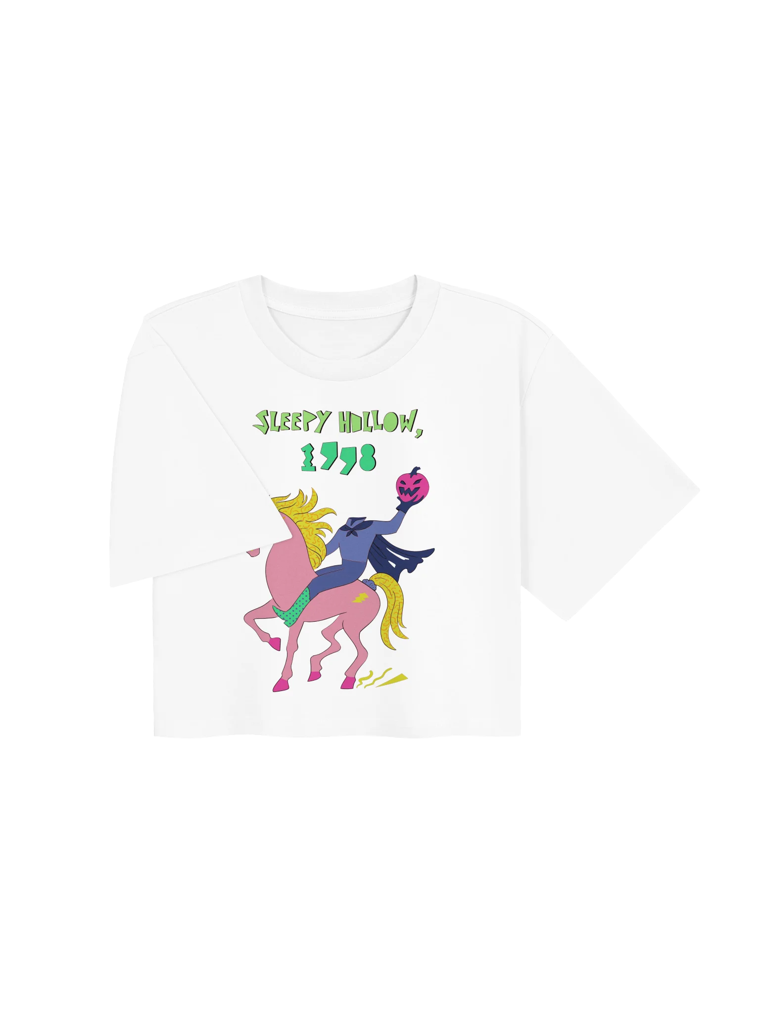 “Sleepy Hollow, 1998” Dayglo Crop Top product image (3)