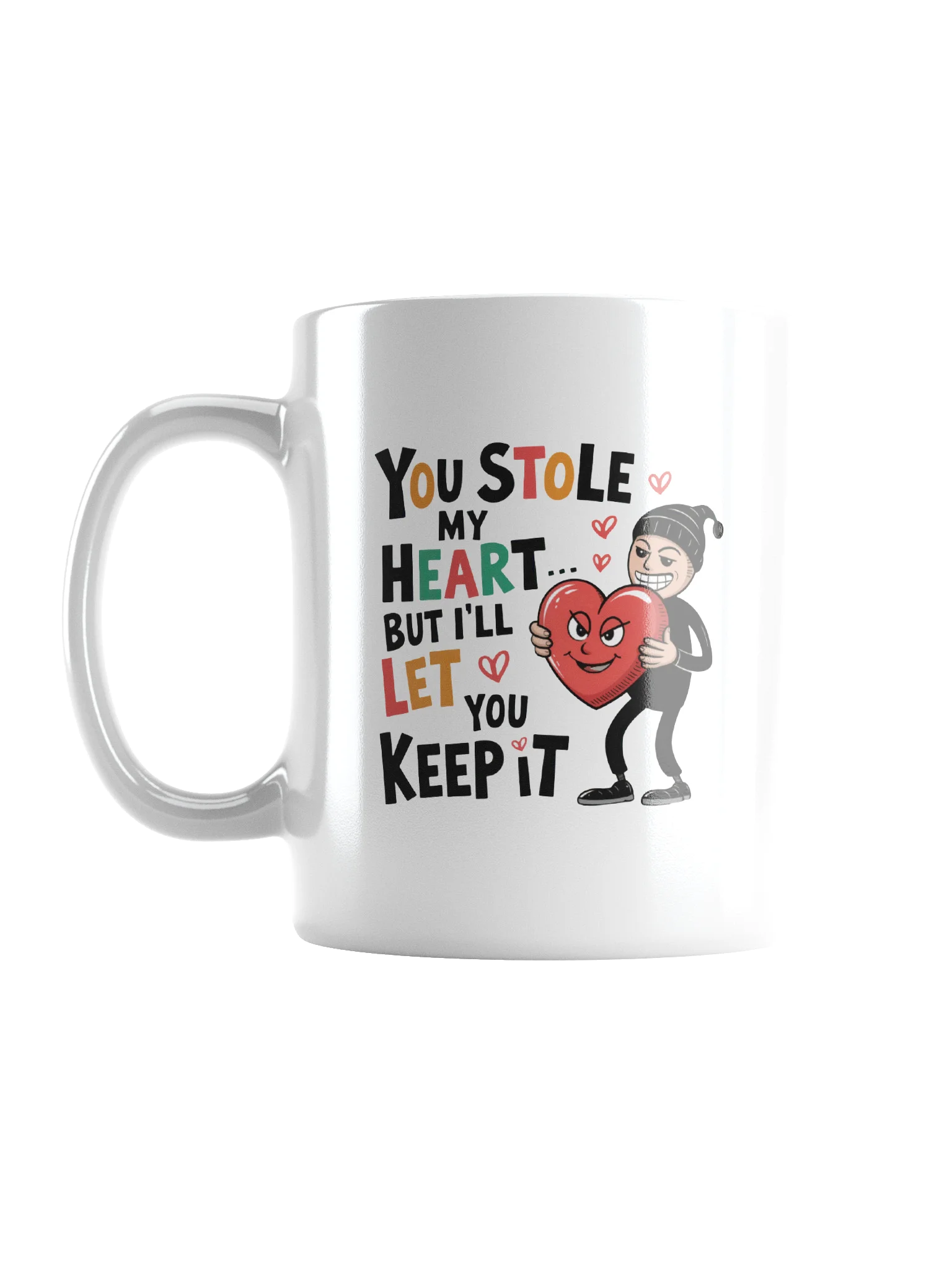You Stole My Heart Valentine's Day Gift | Funny Love Mug | Cheeky Romance Gift product image (1)