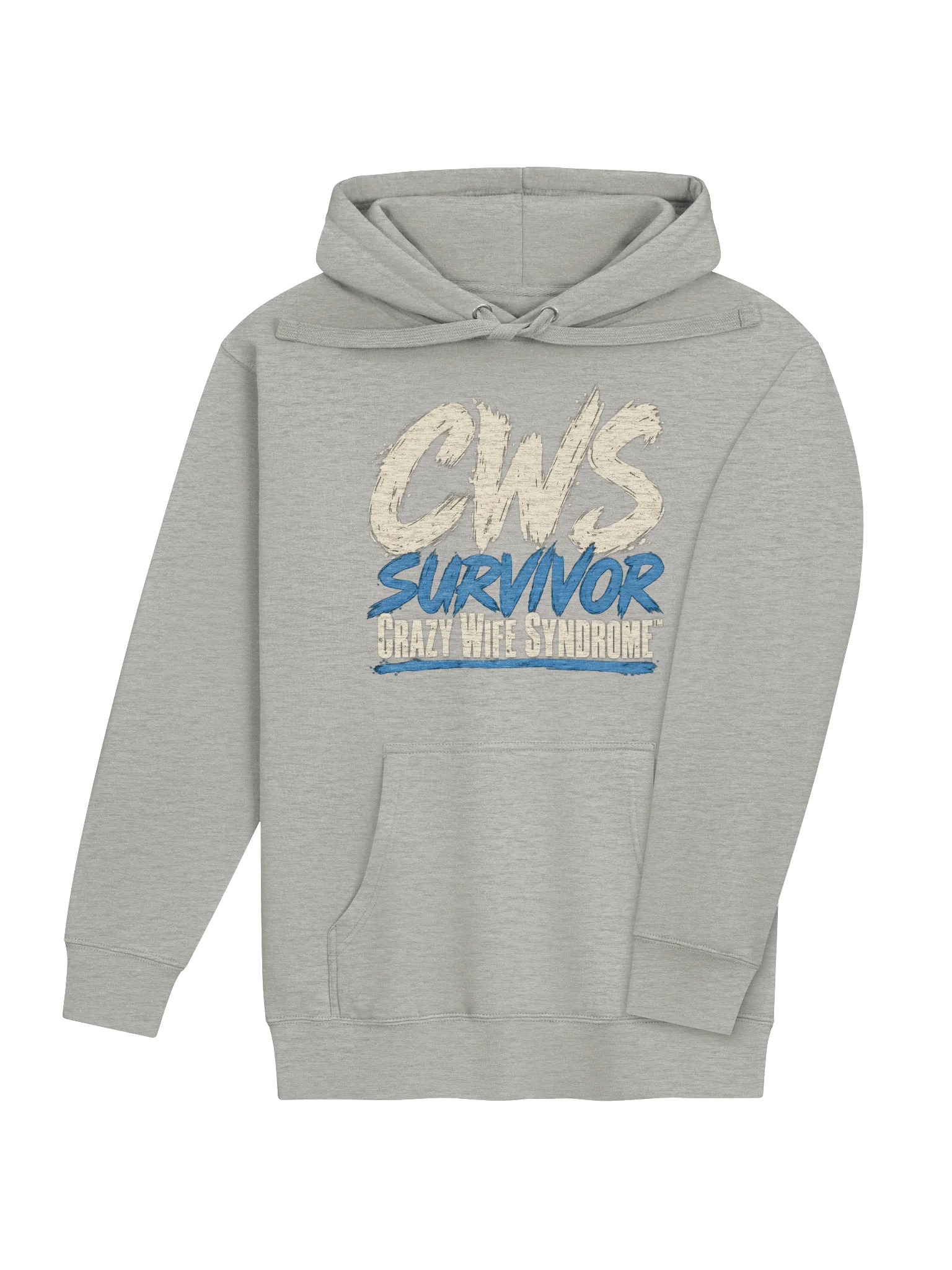 CWS Survivor Hoodie — Crazy Wife Syndrome™ | Carbon Grey product image (4)