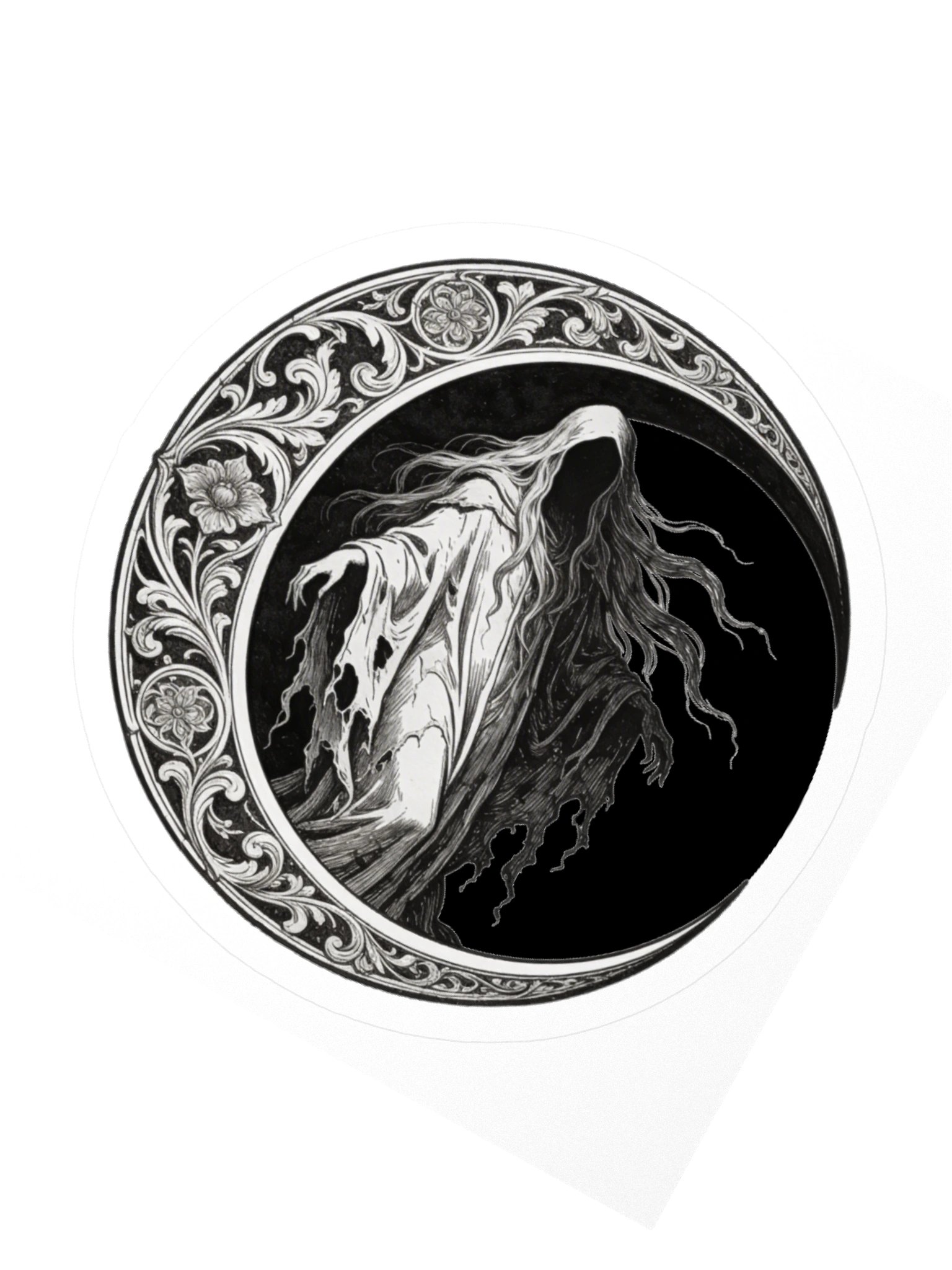 Banshee Moon Spirit Kiss Cut Stickers product image (4)