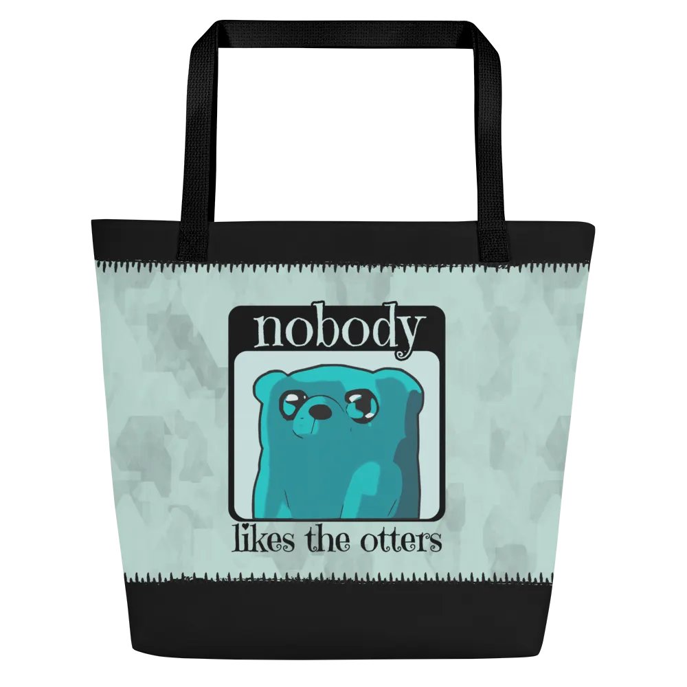 Root Shoulder Tote Bag for Board Gamers - Riverfolk Company Nobody Likes the Otters - unofficial product image (2)