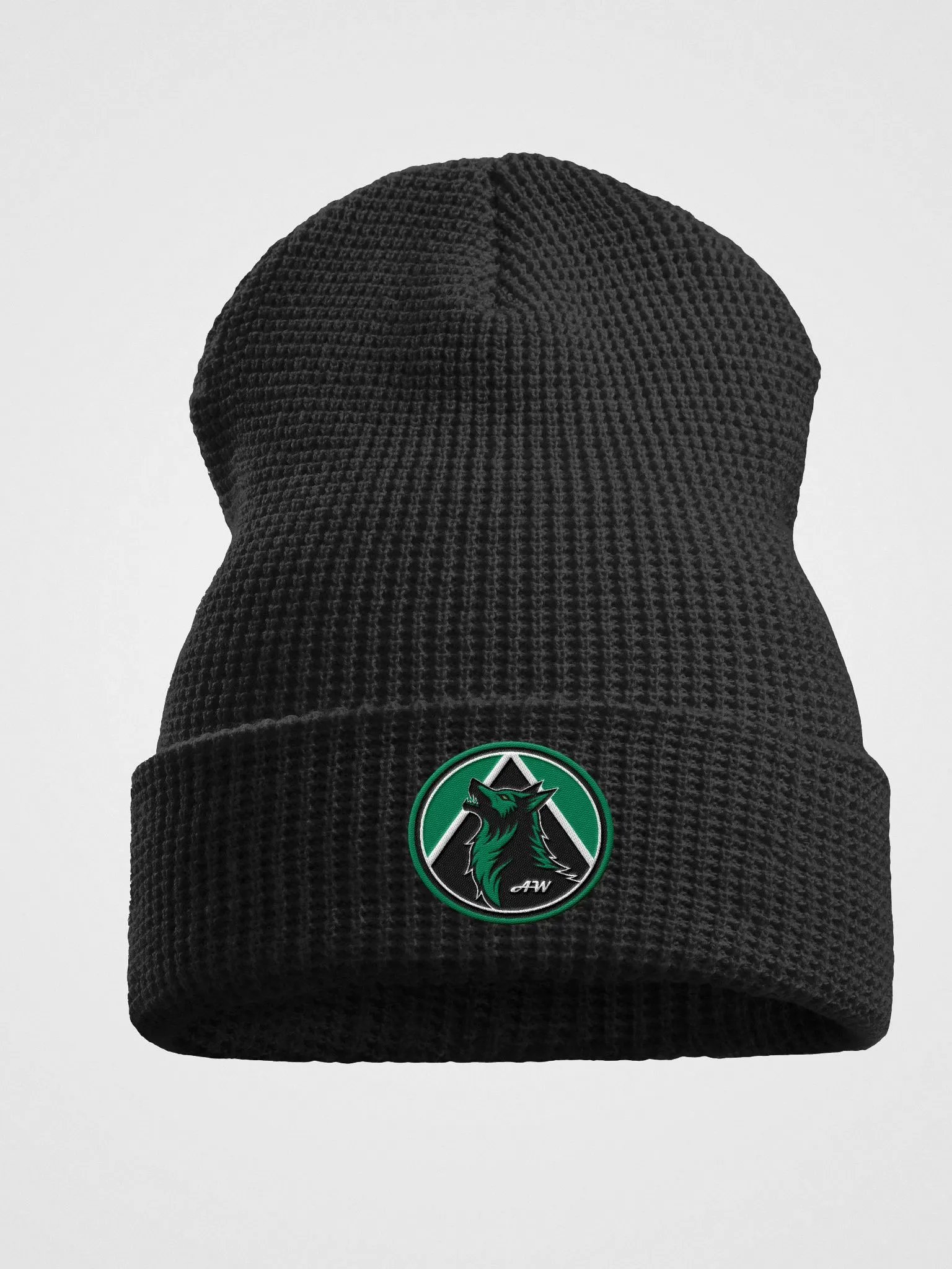 AlphaWolf Logo Waffle Beanie product image (5)