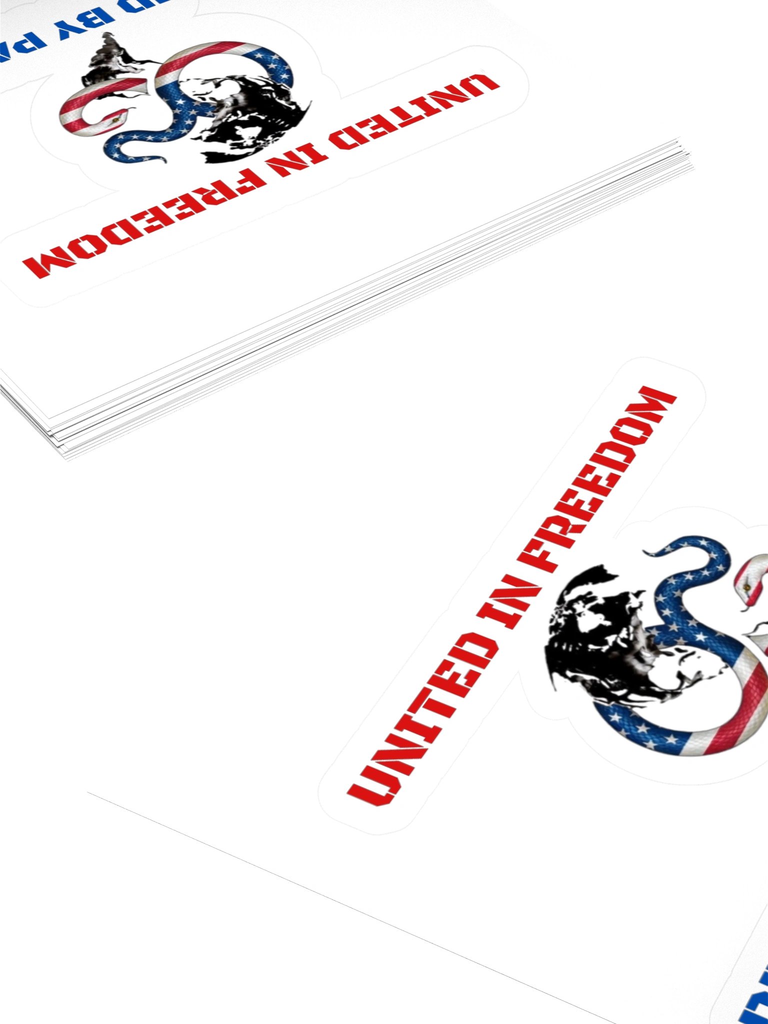 Our Gadsden Flag Cut Out Sticker product image (11)
