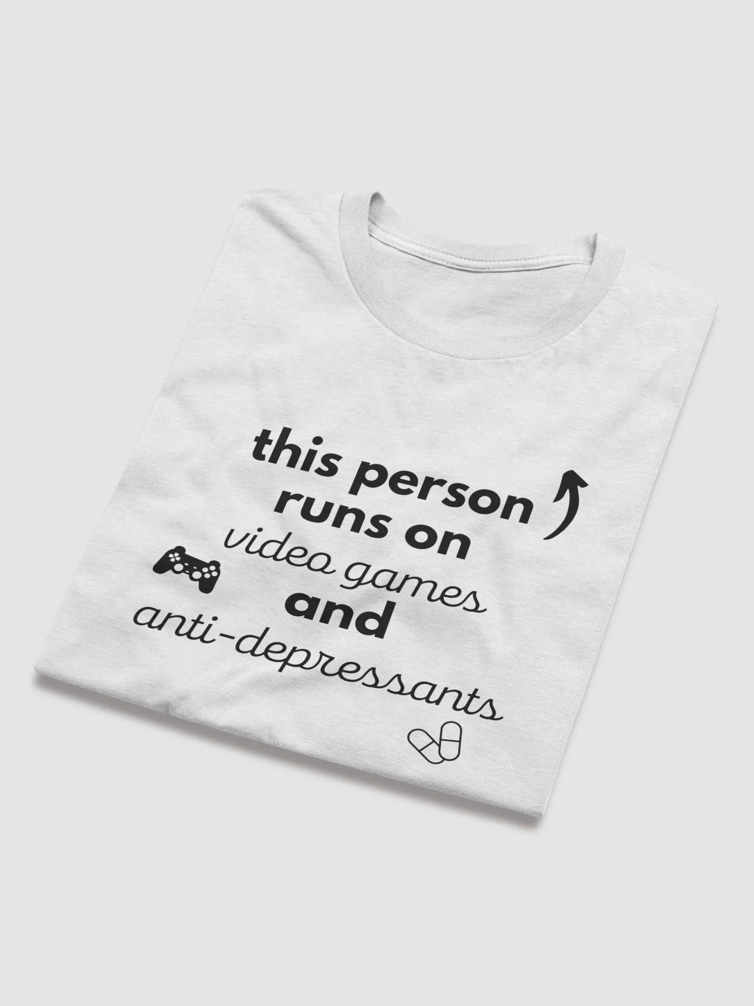Video games & Anti-Depressants Lightweight Tee product image (1)