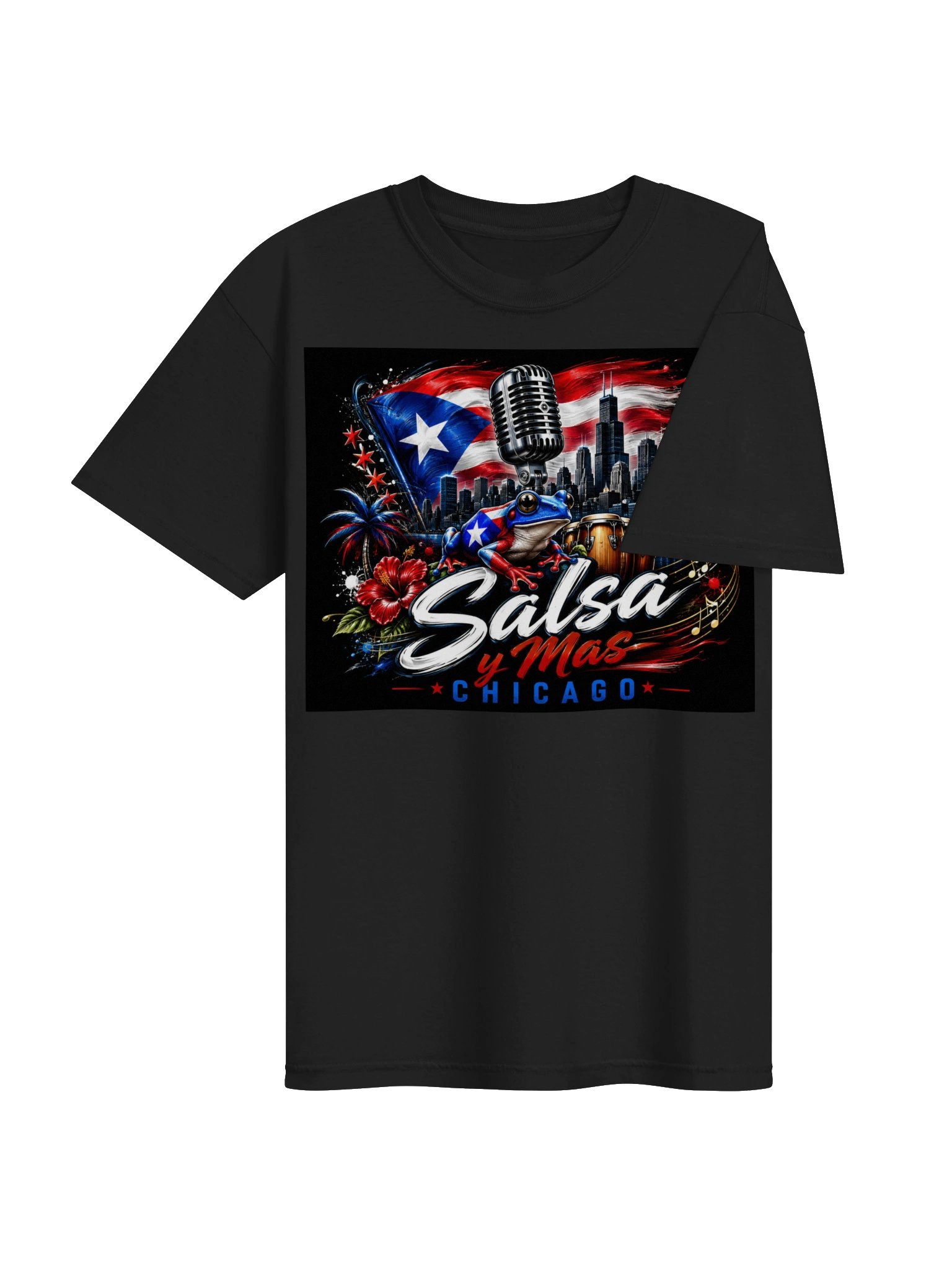 Puerto y rico y salasa y mas chicago tshirt product image (4)