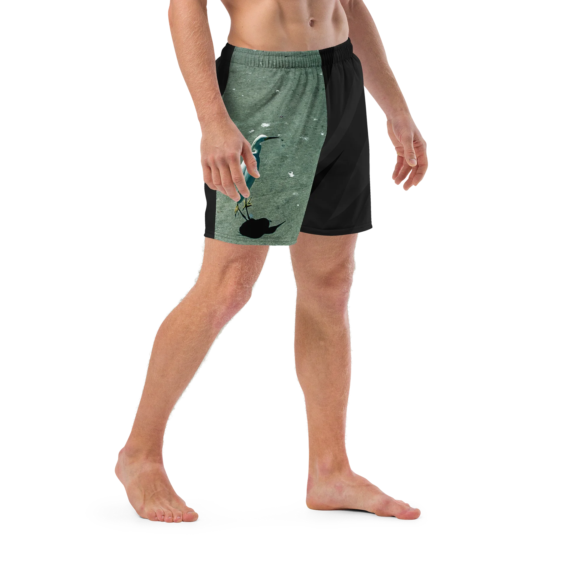 Snowy Egret Swim Trunks product image (6)