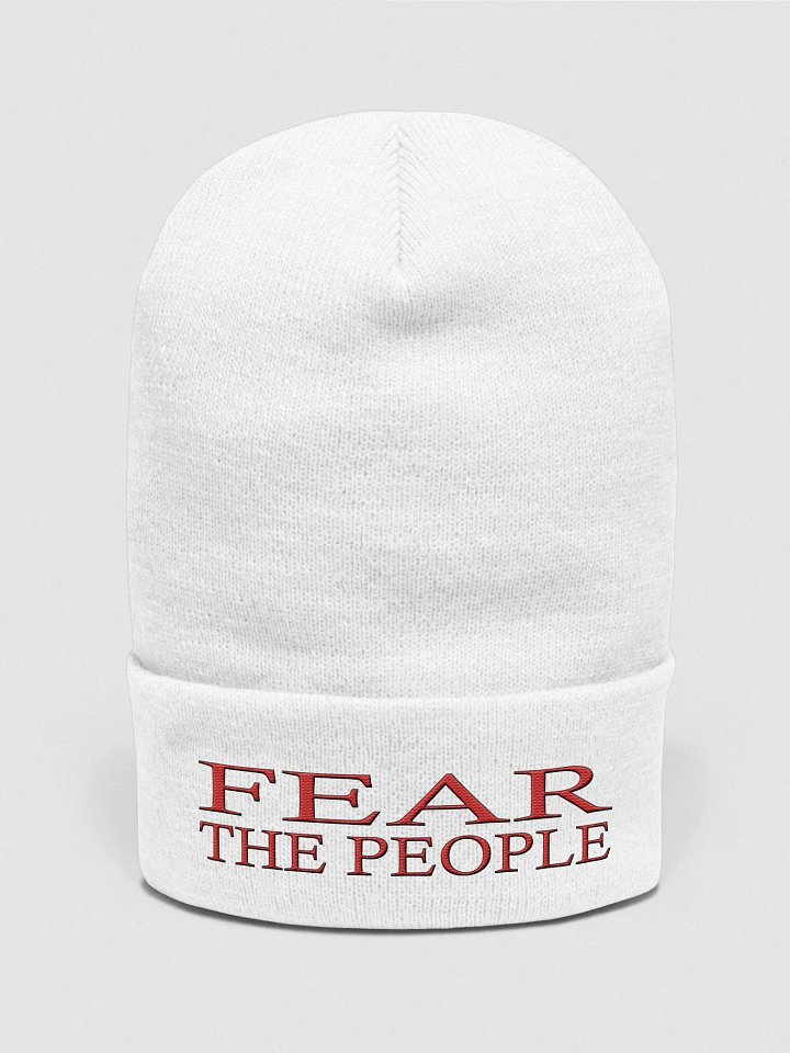 Fear The People - Red - Yupoong Cuffed Beanie product image (1)