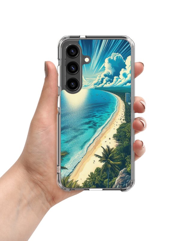 Tropical Paradise Samsung® Clear Case | AI Design product image (7)