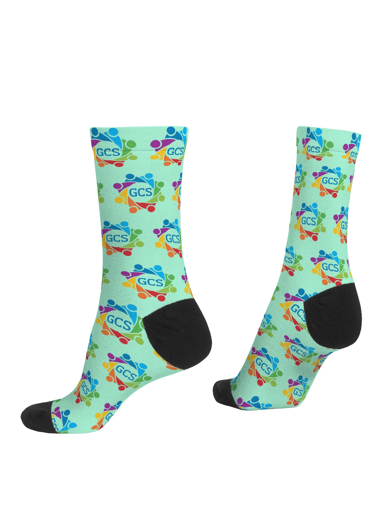 GCS Logo Pattern Crew Socks product image (4)