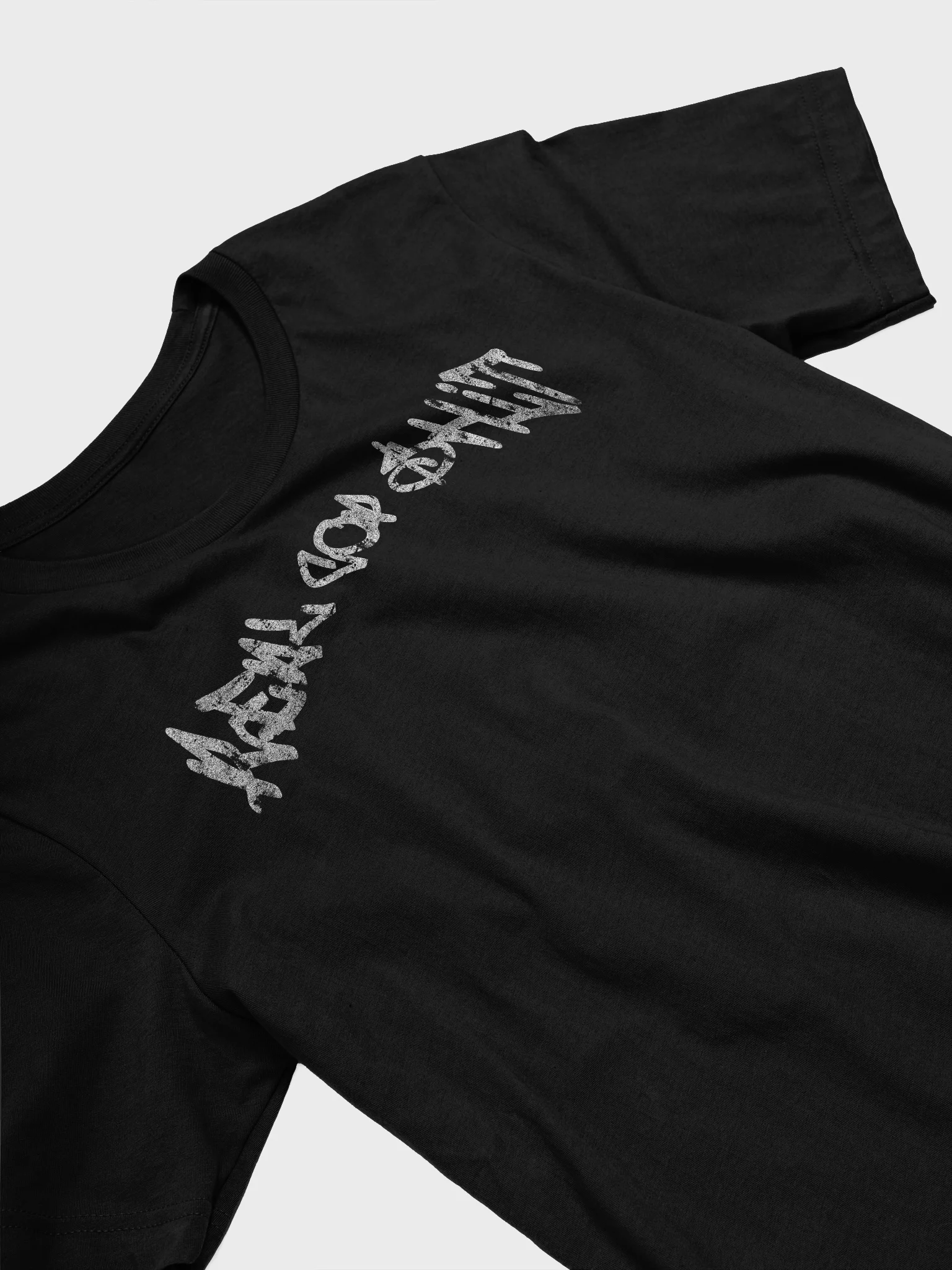 REAL COP SHIT TEXT BASIC TEE product image (3)