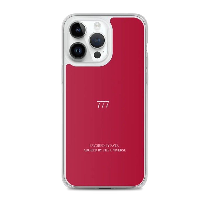 777 Favored by Fate, Adored by the Universe Phone Case product image (1)