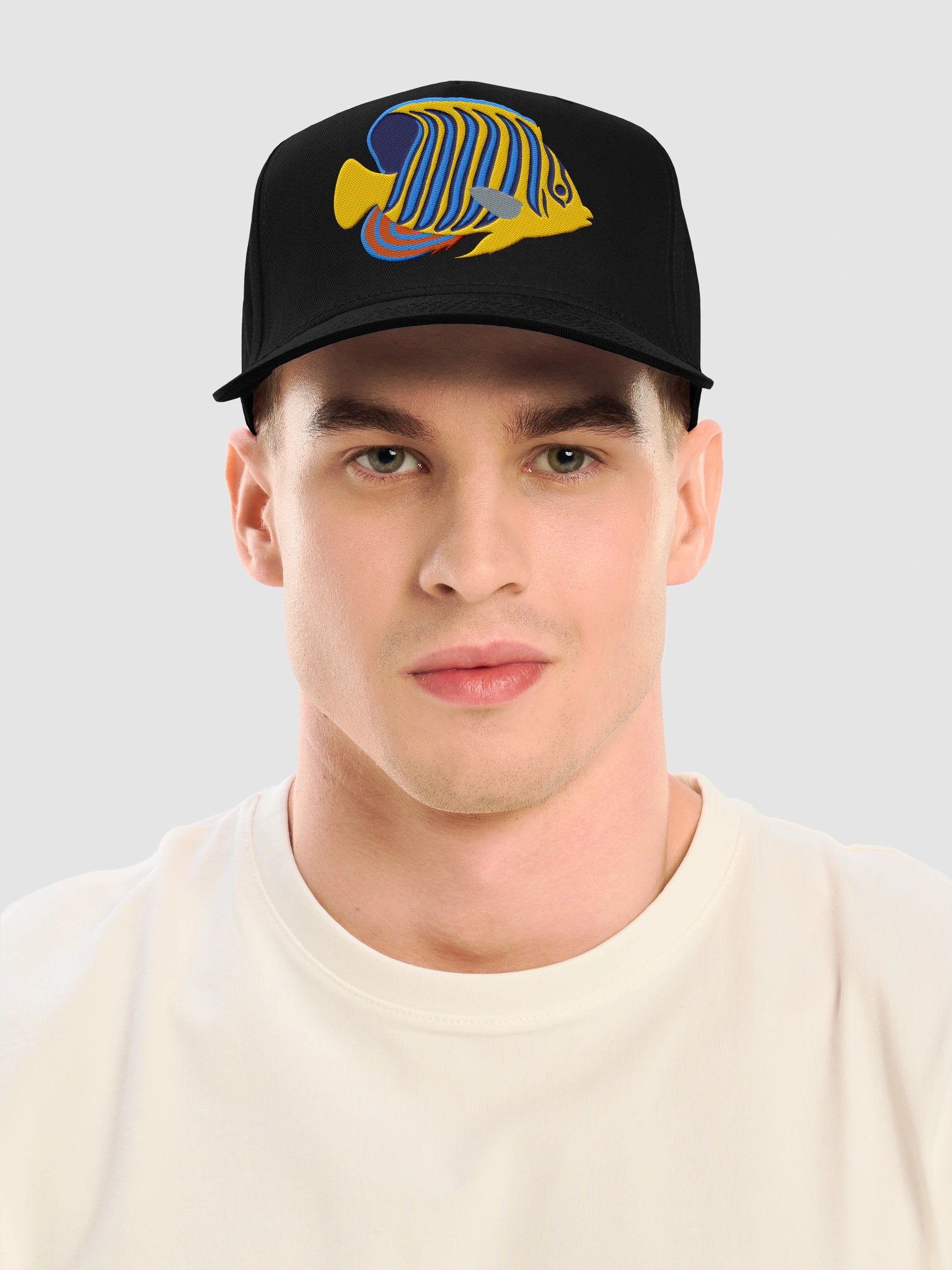Regal Angelfish Mid-Profile Baseball Cap (Embroidered) for Reef and Marine Aquarium Lovers product image (2)