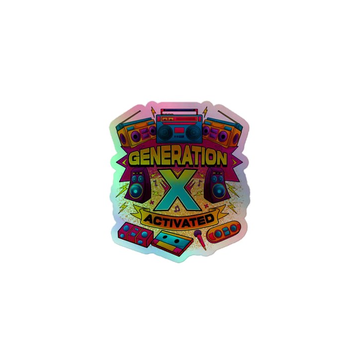 Gen X Holo-Activated Sticker product image (1)