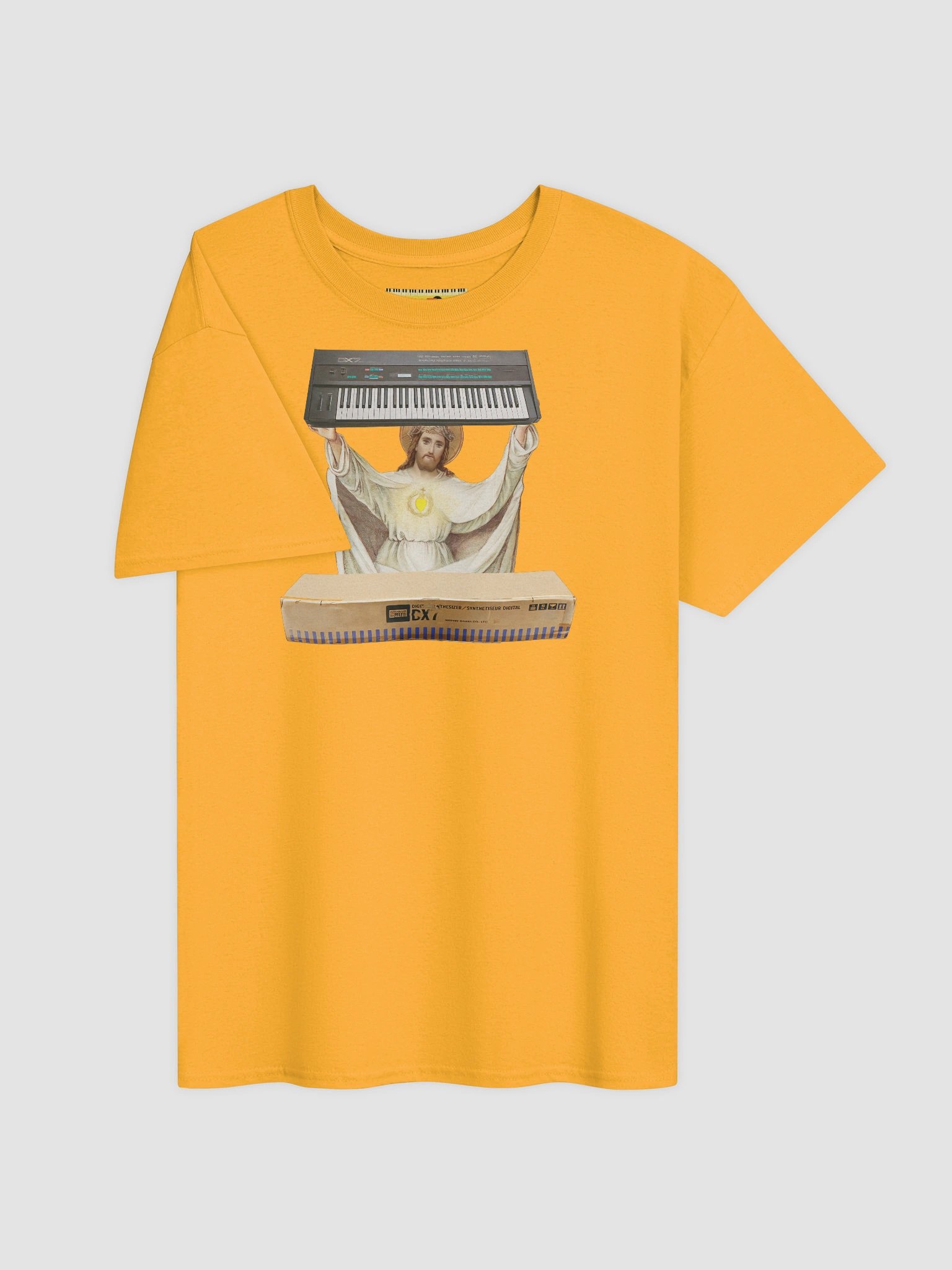 Lost in the Synth´s Faith (d-x-7 tribute ) by Frank Fonik, Techno EDM Unisex t-shirt product image (4)