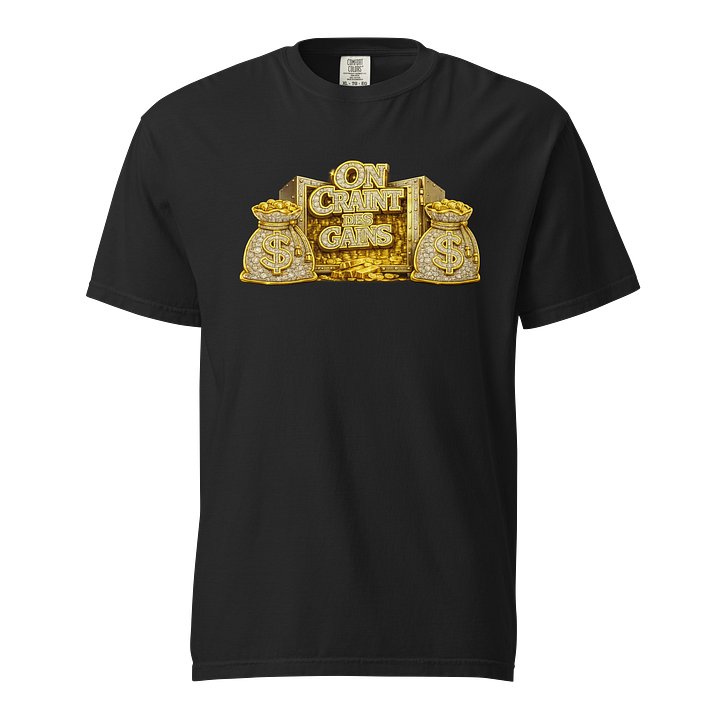 T-Shirt noir « On craint des gains » product image (1)