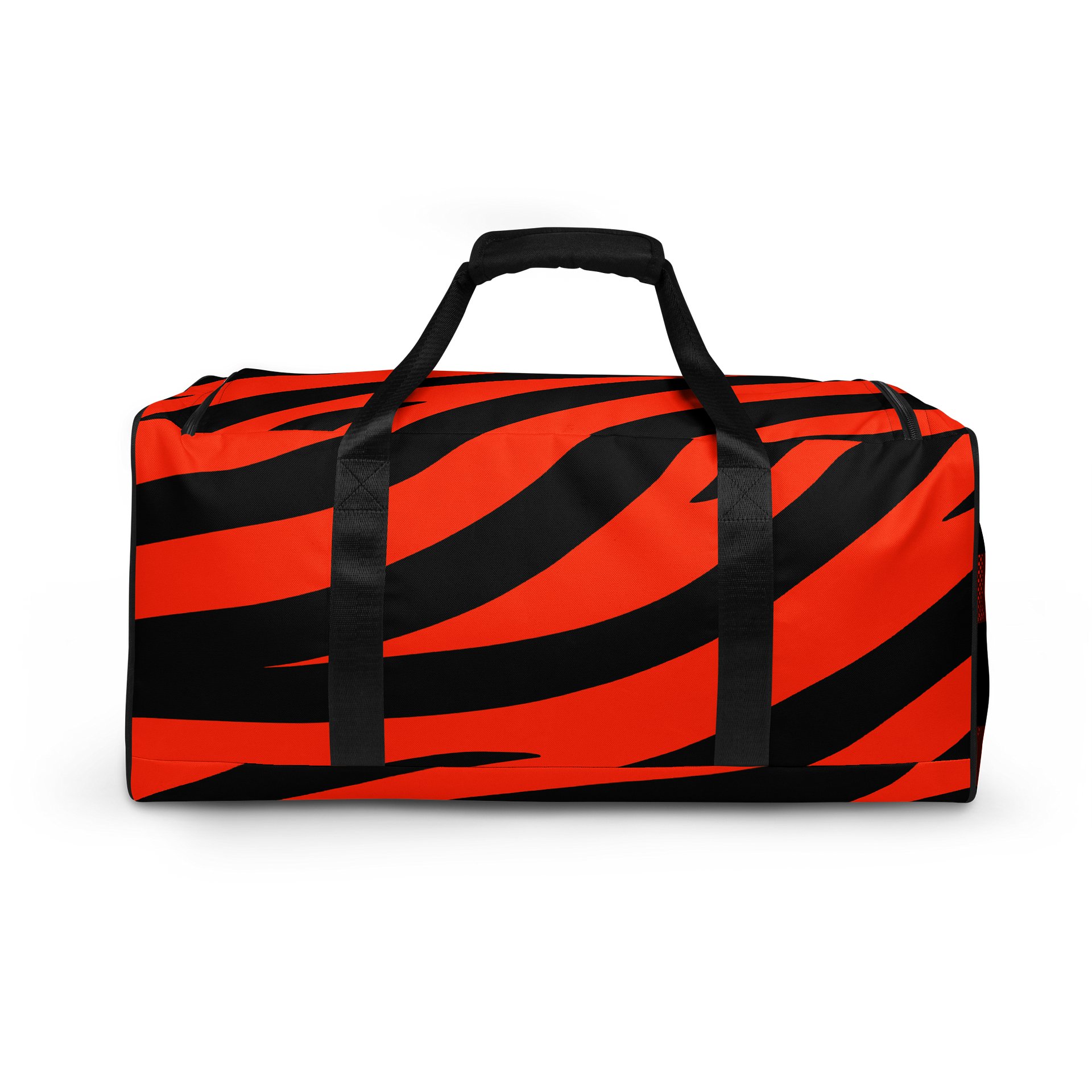 Tiger Print Duffle Bag – Orange Black product image (4)