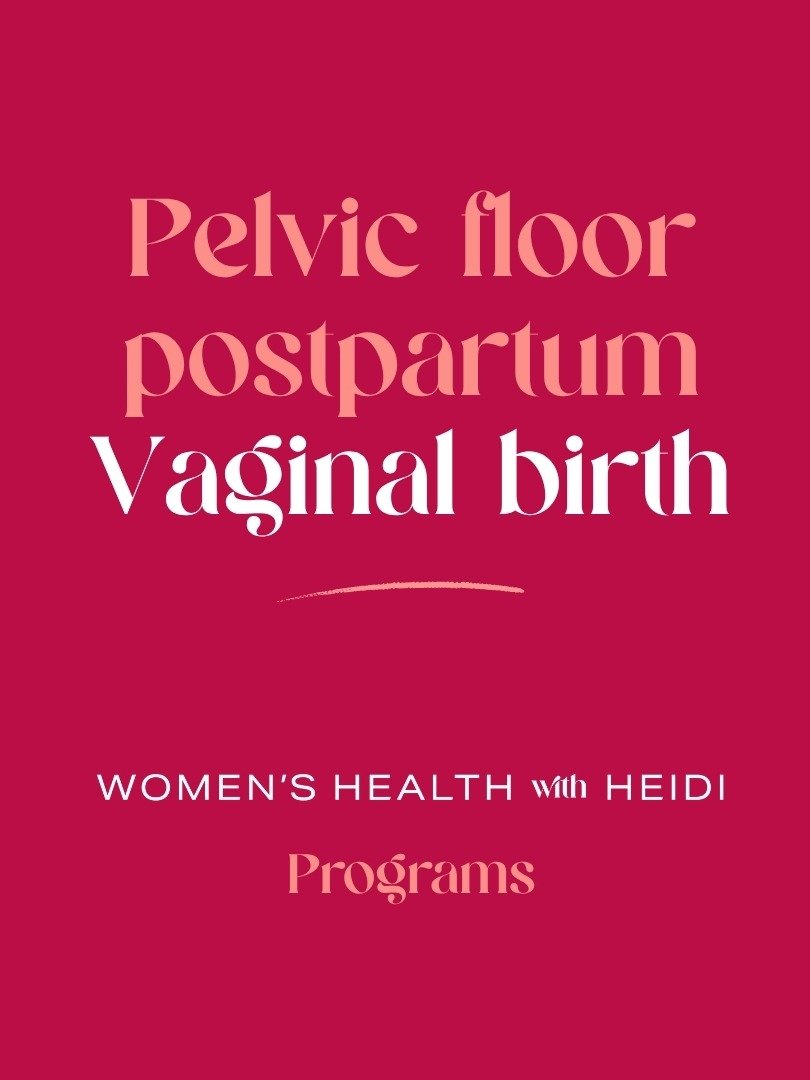 Pelvic Floor Postpartum: Vaginal delivery product image (1)