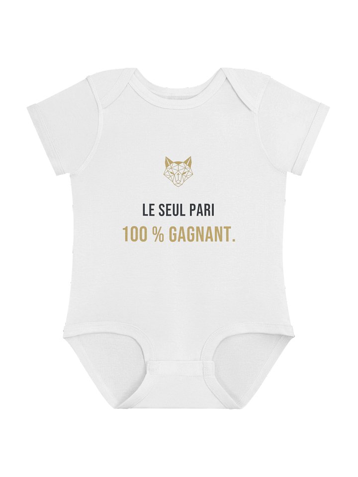 Body bébé — « Le seul pari 100 % gagnant » product image (1)