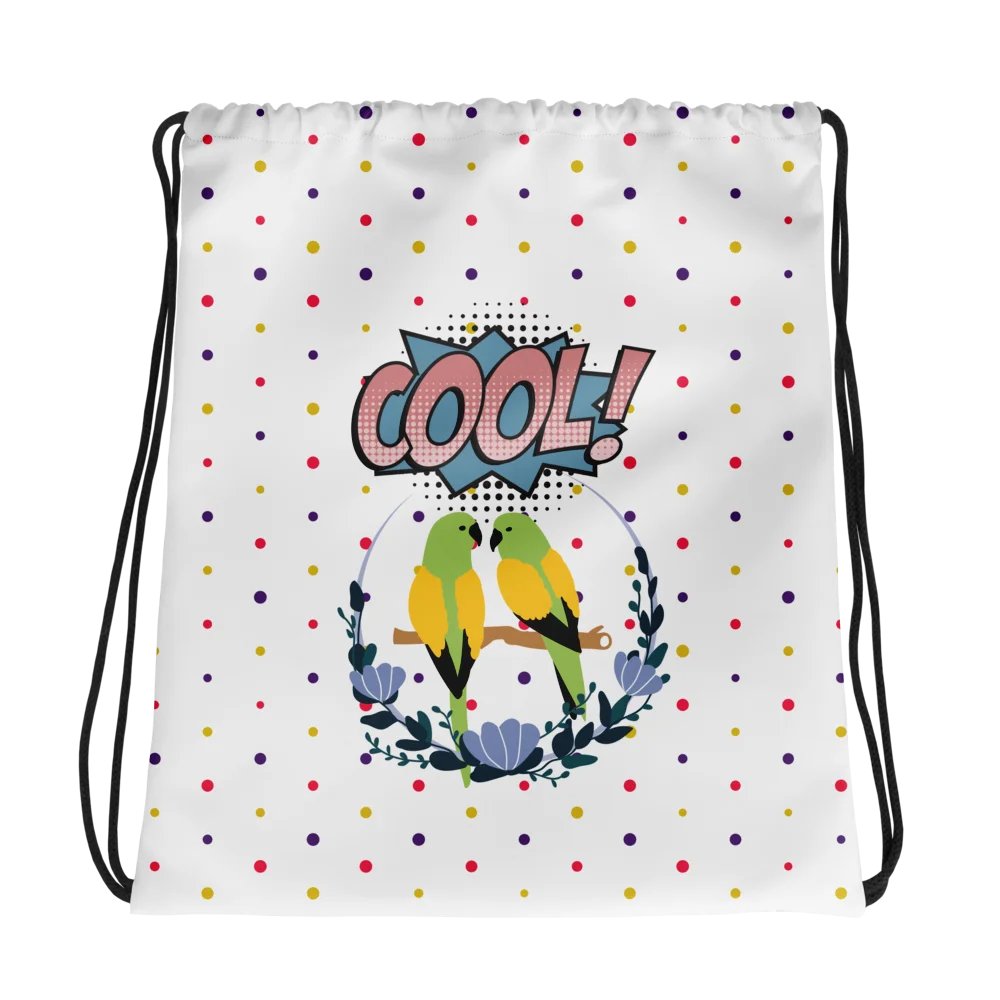 Comic Cool All-Over Drawstring Bag product image (1)