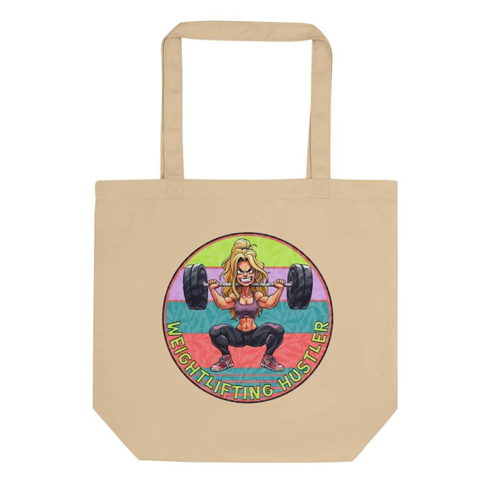 Weightlifting Hustler Female Strength Eco Tote product image (1)