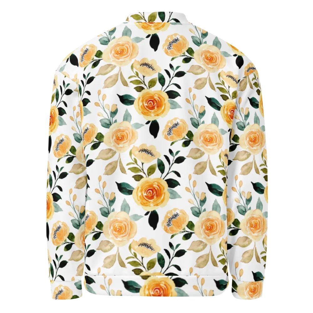 Yellow Rose Delight Bomber jacket product image (3)