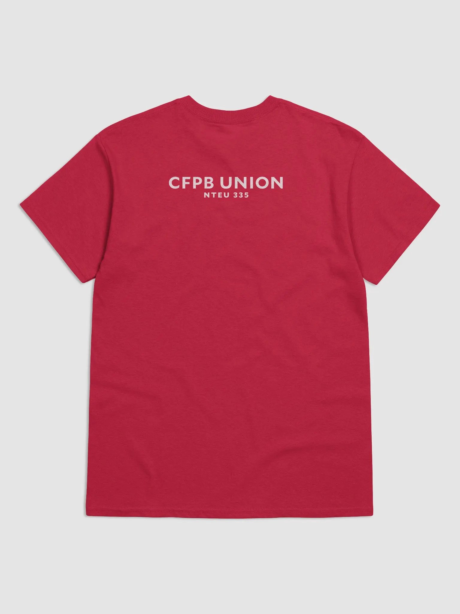 Fed Up One Color T-shirt (with NTEU logo) product image (2)