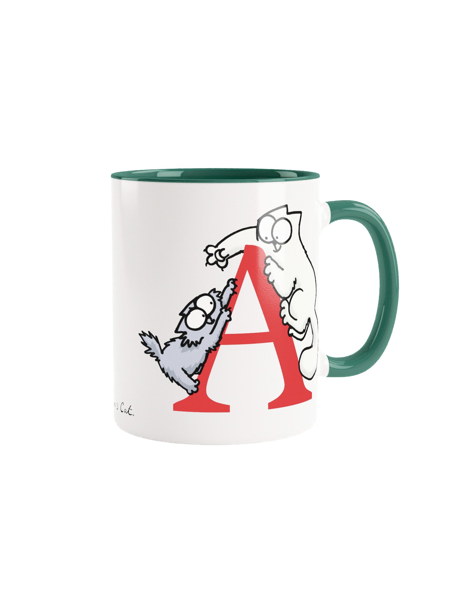 Cat Monogram Mug - A product image (3)
