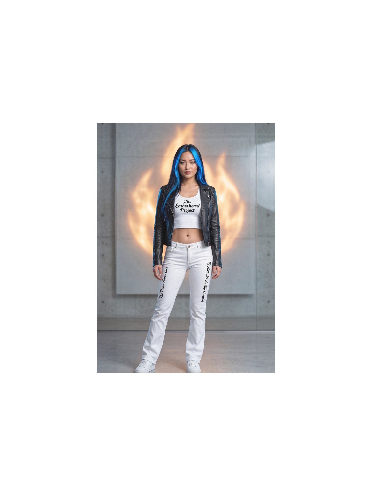 Blue Flame Style Poster product image (6)