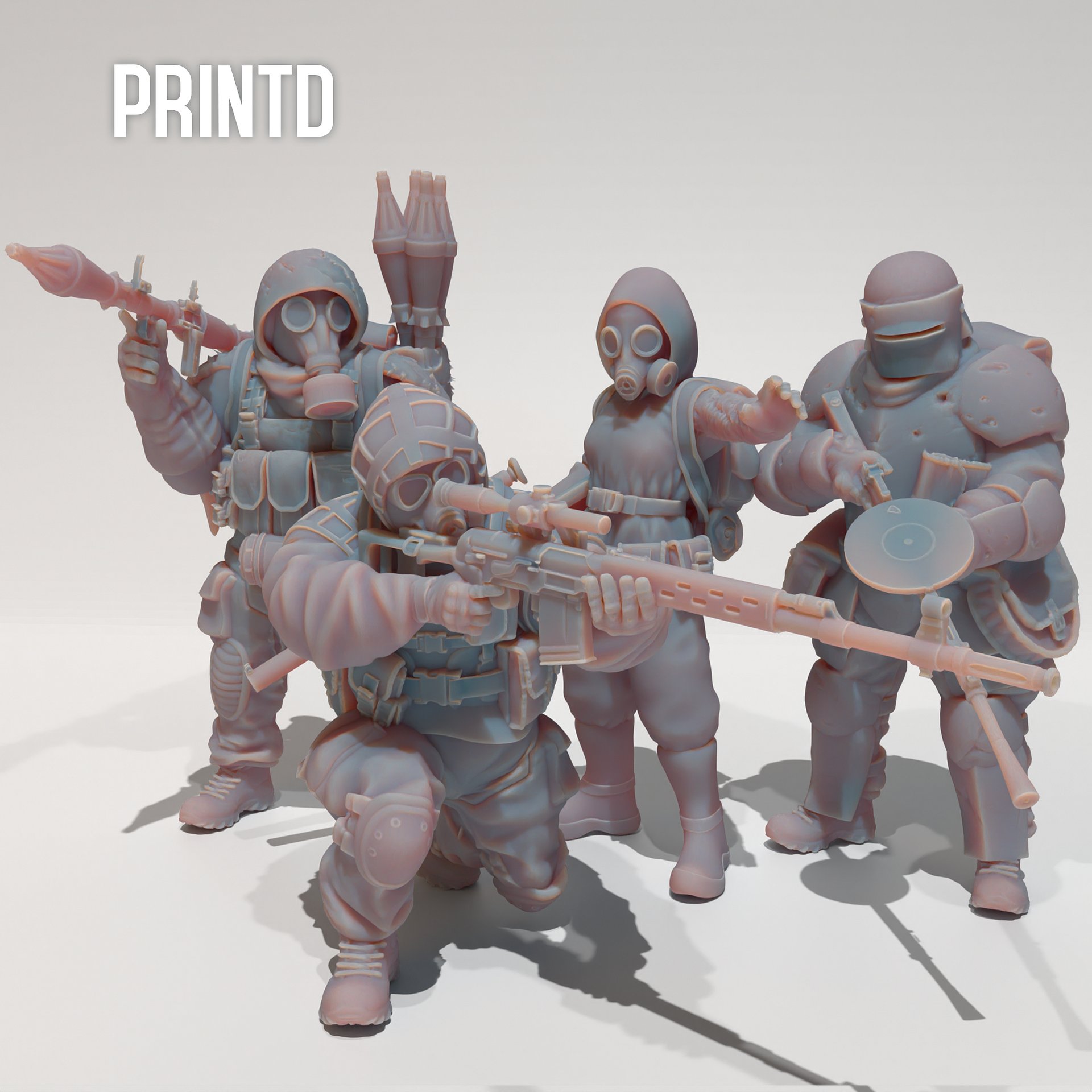 After the Fall Part 1 - Post Apocalyptic Zona Alpha Wargame Hobby Resin Scale Models product image (1)