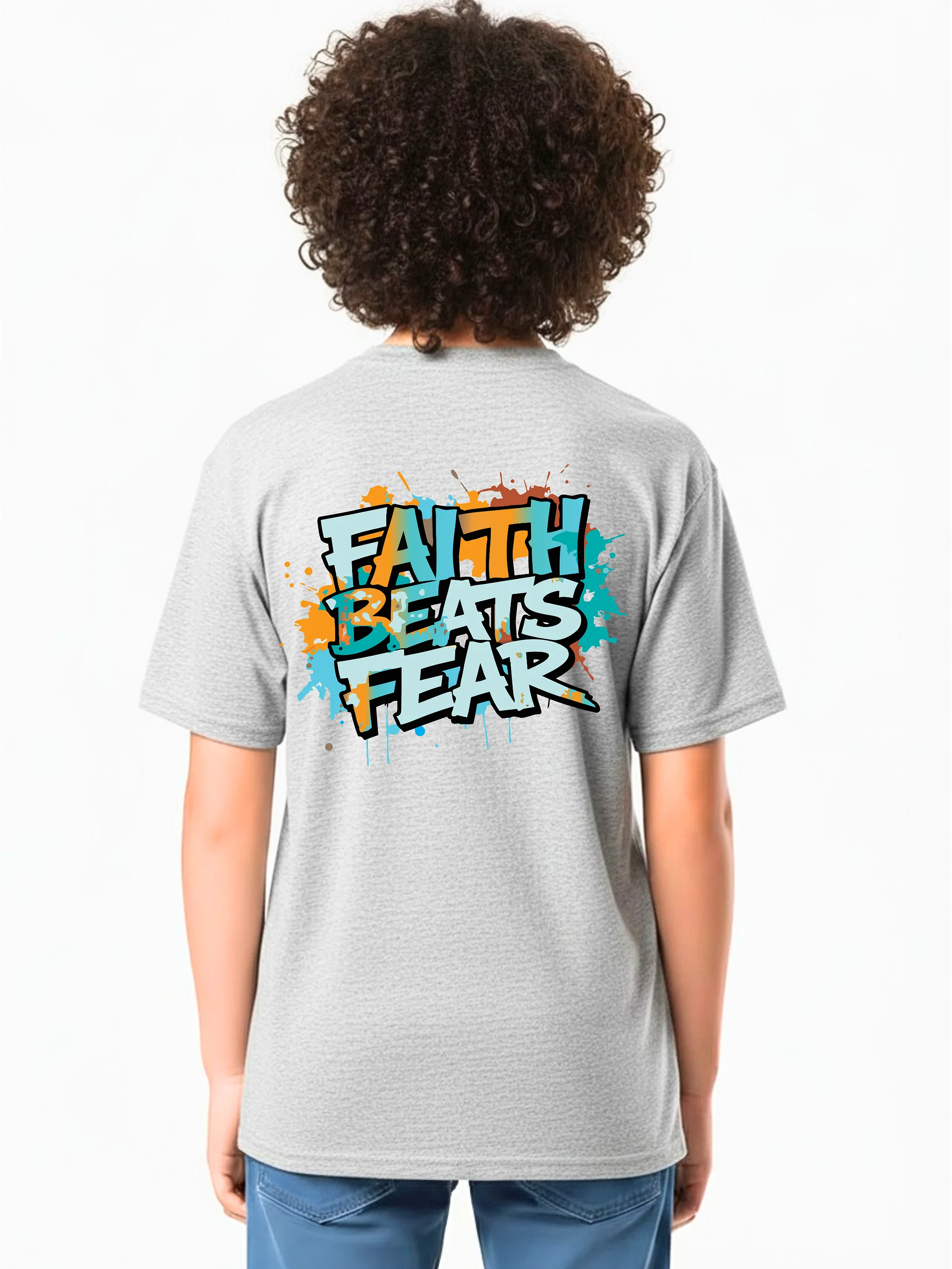 Faith Beats Fear Boys T-Shirt product image (1)