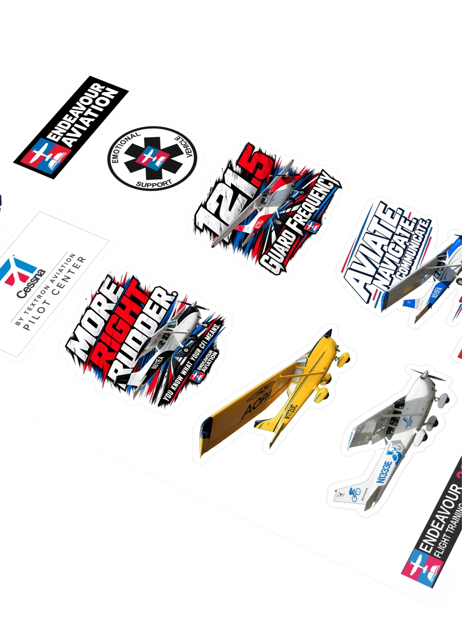 Endeavour Aviation | Pilot & Aircraft Sticker Sheet product image (2)