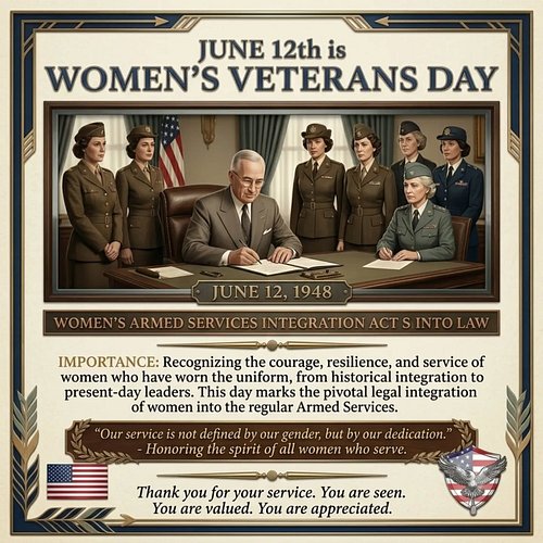 Today we honor the strength and sacrifice of the women who have worn our nation’s uniform. 🇺🇸
We want to highlight the heroes...