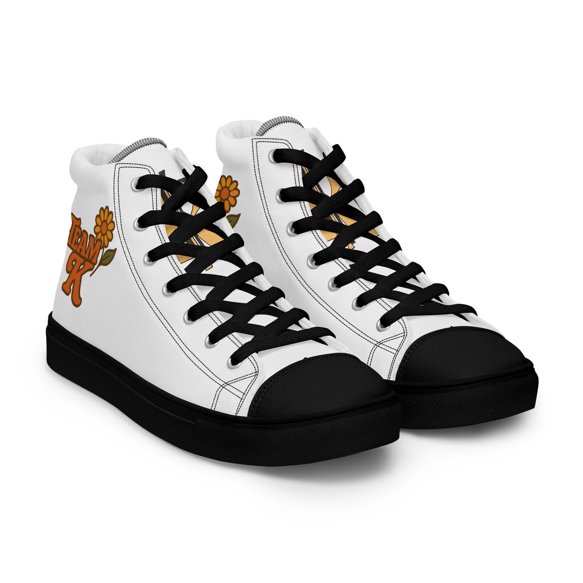Team K 1970's Women's High Top Canvas Shoes product image (11)