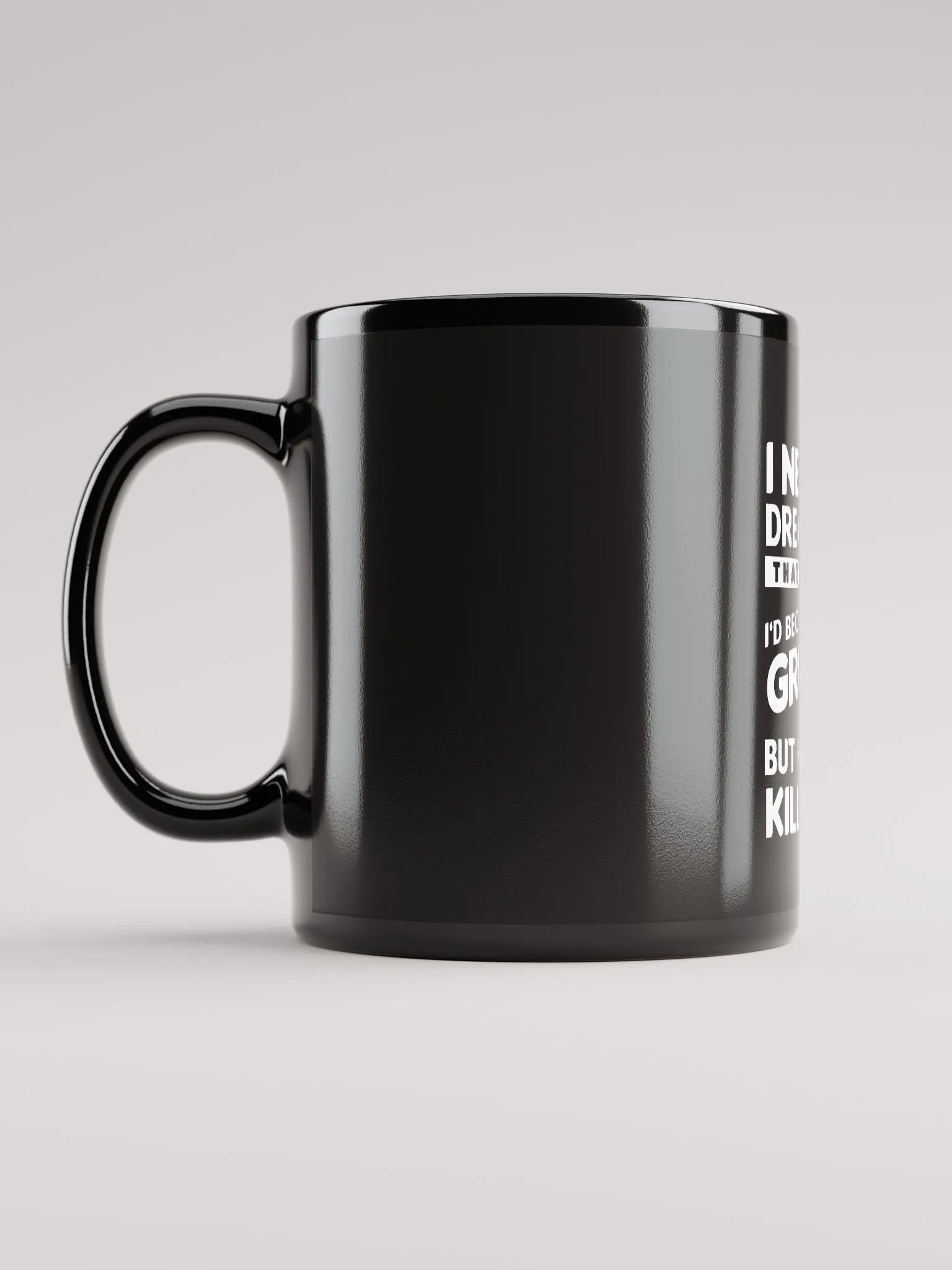 Grumpy Old Man Black Glossy Mug product image (6)