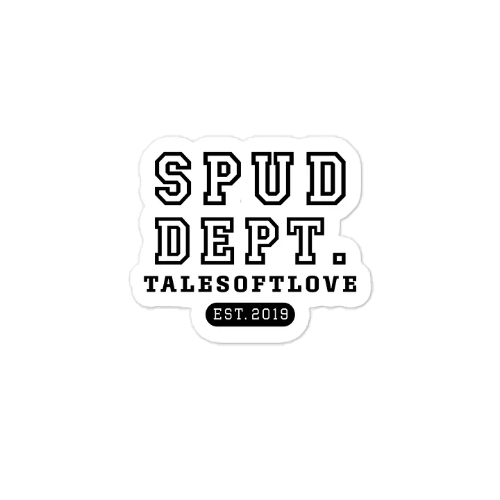 Spud Dept. Vinyl Sticker product image (1)