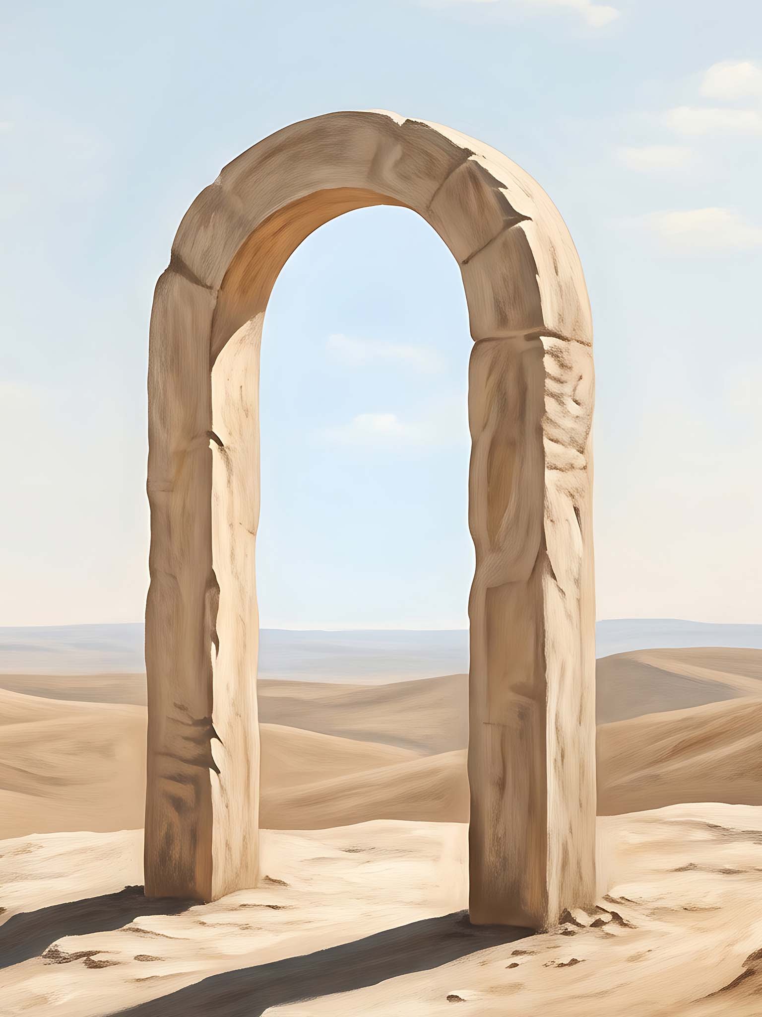 The Impossible Door - Surrealist Desert Landscape Wall Art product image (10)